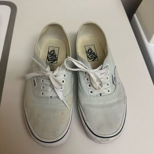 Vans Baby Blue Canvas Sneakers